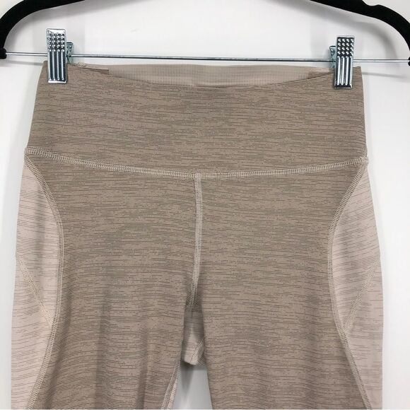 Outdoor Voices Tech Sweat Capri Leggings Two Tone Coyote Atmosphere Size S - Picture 5 of 11